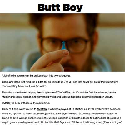 Butt Boy (2020) 